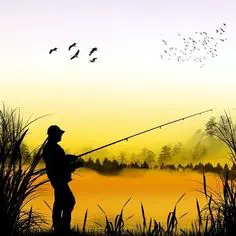 Close-up of an angler's hands holding a large-mouthed bass caught from a clear river, showcasing the thrill and achievement of freshwater fishing.